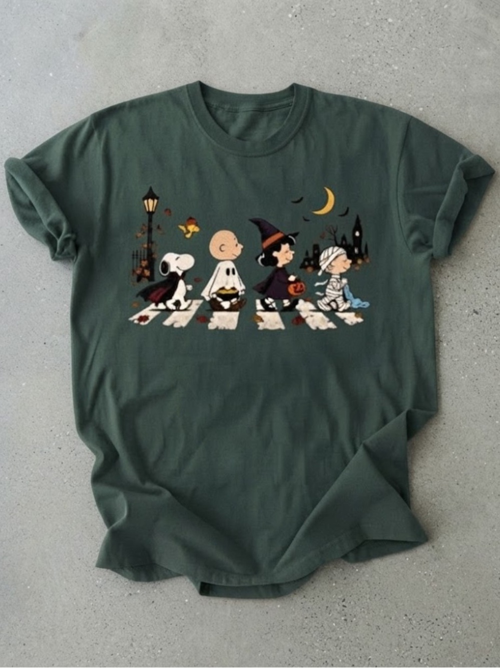 Halloween Costume Squad Street Walk Spooky Dark Gildan T-Shirt